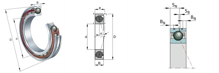 FAG HCB7004-EDLR-T-P4S-UL - Super-Precision Angular Contact Ball For Spindle Bearing